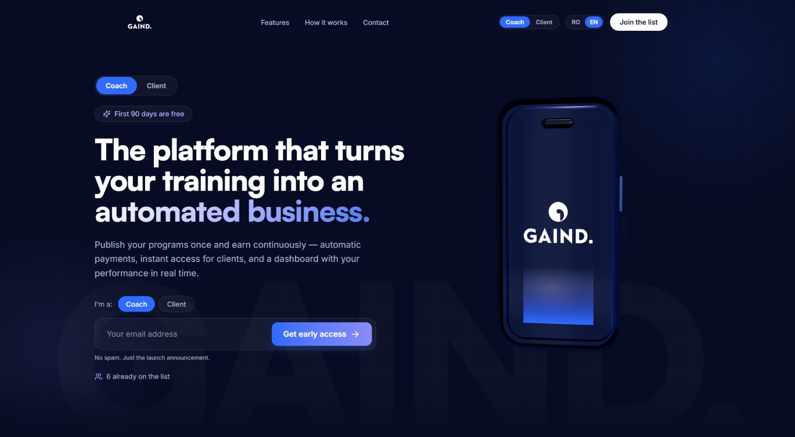 GAIND. — homepage